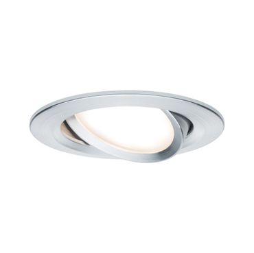 Paulmann 93902 Einbauleuchte LED Coin Slim IP23 rund 6,8W Alu 1er 