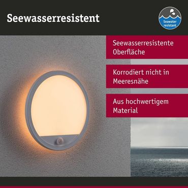 Paulmann 947.06 LED Außenpanel Lamina Bewegungsmelder 